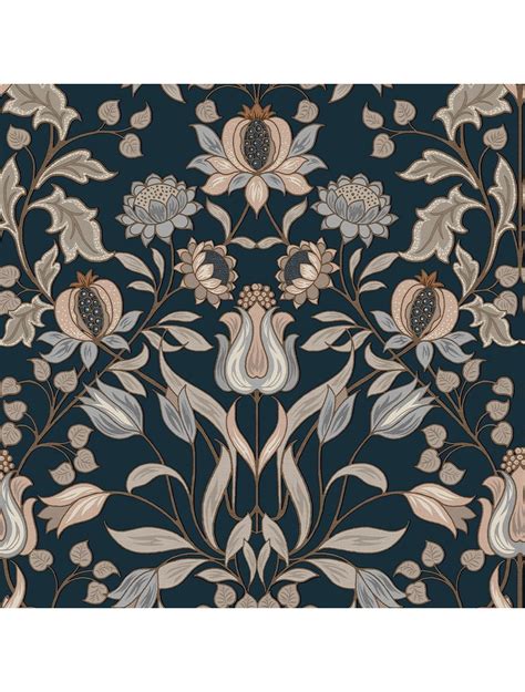 graham brown fresco nouveau floral multi wallpaper  decorsave