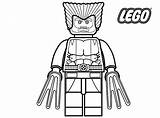 Lego Coloring Pages Wolverine Superhero Marvel Printable Kids Color Print Comments Template sketch template