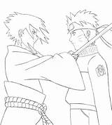 Coloring Naruto Pages Sasuke Cartoons Vs Popular sketch template