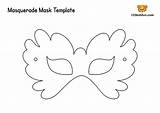 Masks Masquerade Gras 123kidsfun sketch template