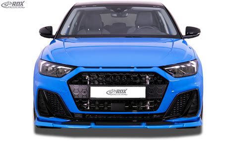 rdx front spoiler vario x for audi a1 gb s line and edition one front