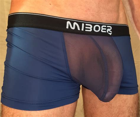 mens boxer briefs    front pouch black  navy etsy