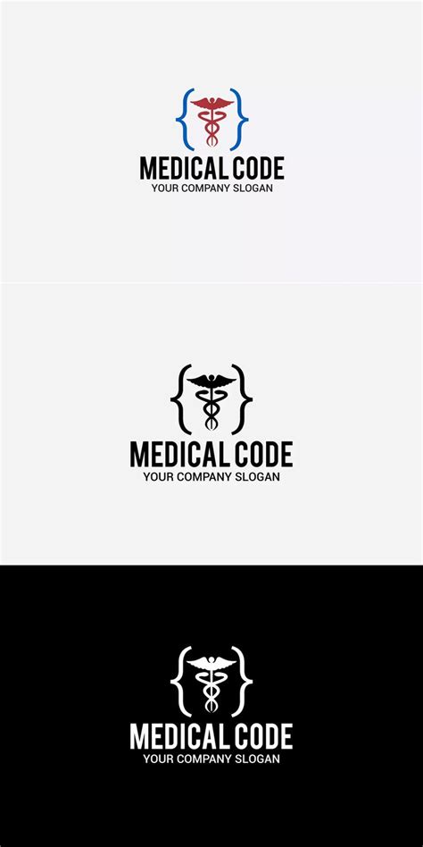 medical code  shazidesigns  envato elements medical coding logo templates coding