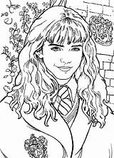 Hermione Granger Hermine Hermelien Educative Griffel Coloringhome 10dibujos Verjaardag Tekeningen Dxf sketch template