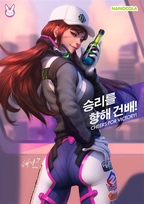 d va and shooting star d va overwatch and 1 more drawn by stanley lau