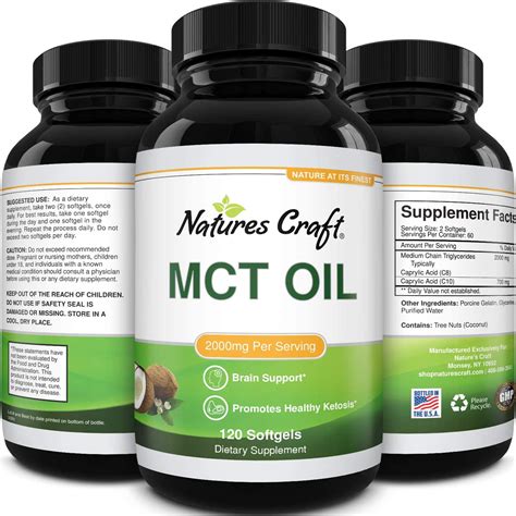 mct coconut oil capsules  mct oil keto diet pills  pure