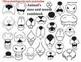 Animal Nose Cartoon Drawing Noses Eyes Cute Draw Clipart Dog Mouths Mouth Dessin Drawings Faces Animals Nez Everyonecandraw Template Jepg sketch template