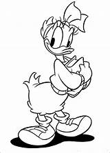 Coloring Daisy Pages Disney Duck Cow Clara Cluck Clarabelle sketch template