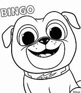 Puppy Coloring Pals Dog Pages Bingo Print Printable sketch template