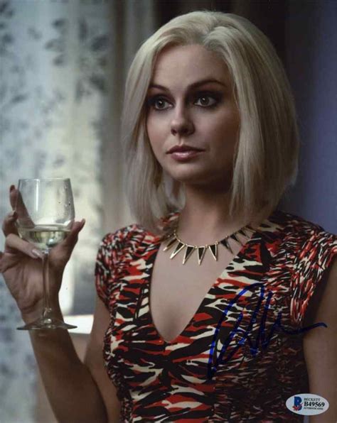 Rose Mciver Izombie Signed 8x10 Photo Certified Authentic Beckett Bas