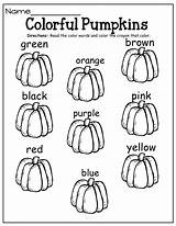 Worksheets Preschoolers Pumpkins Halloween Toddlers Elementare sketch template