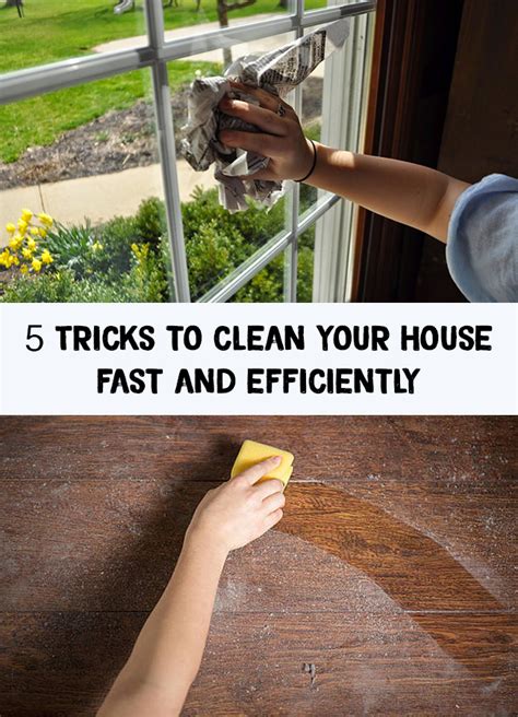house cleaning  tricks  clean  house fast  efficiently