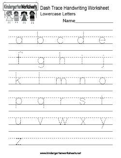 kindergarten writing worksheets learning  write  alphabet