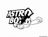 Astro Boy Coloring Printable Pages Cartoon Superhero Color Print Hellokids sketch template