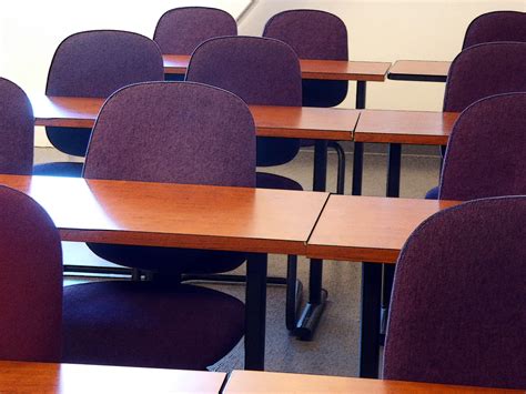 classroom tables  chairs   stock photo public domain pictures