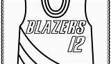 Blazers Portland sketch template