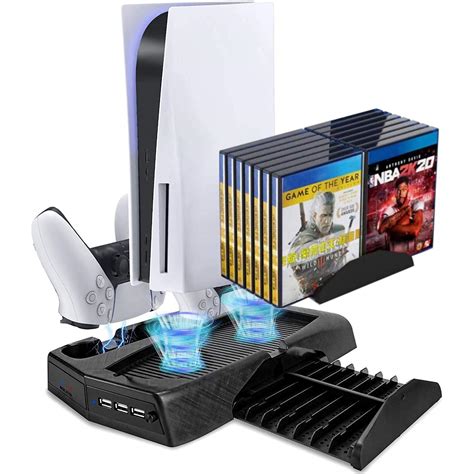 Ps5 Pro Vertical Cooling Stand Zahng With Controller