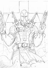 Deadpool Coloring Pages Printable Print Kids Deathstroke Vs Colouring Color Bestcoloringpagesforkids Book Popular Spiderman Avengers sketch template
