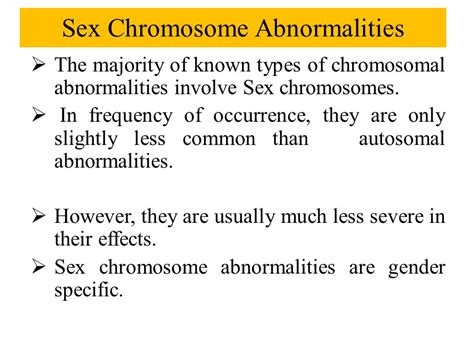 sexual abnormalities of chimera