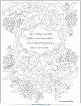 Coloring Austen Jane Quote sketch template