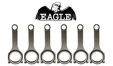 eagle crs5590t3d engine connecting rod set of 6