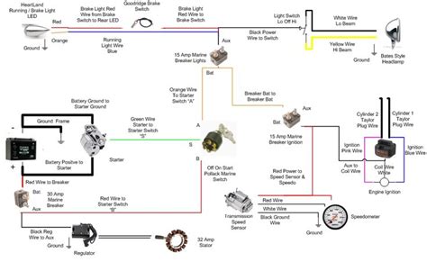 images  motorcycle wiring diagram  pinterest simple honda motorcycles  cafe