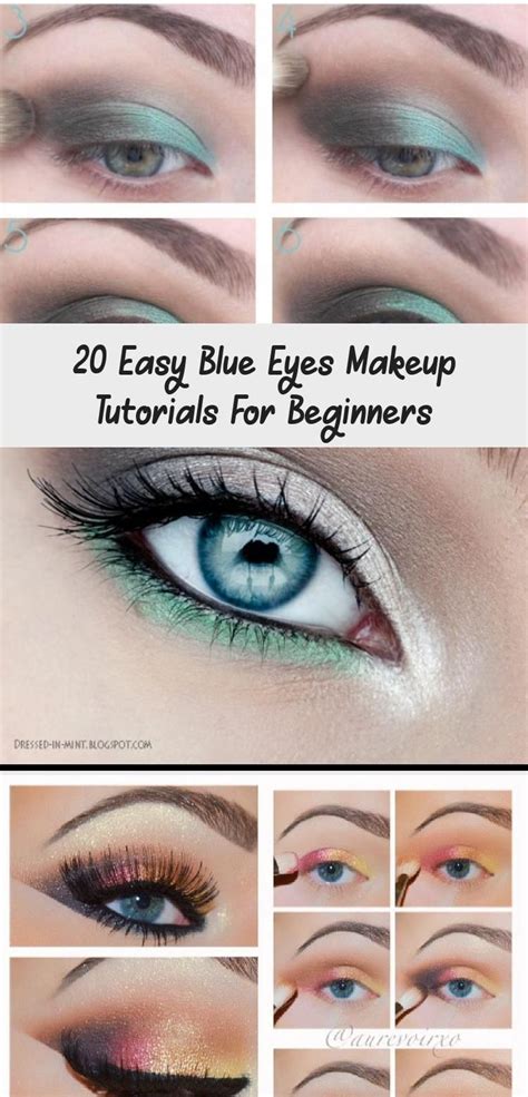 20 easy blue eyes makeup tutorials for beginners blue eye makeup
