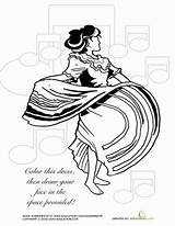 Folklorico Dancer Quotes Ball Coloring Dressing Dress Wedo Big Contact Quotesgram Guero Journey American sketch template