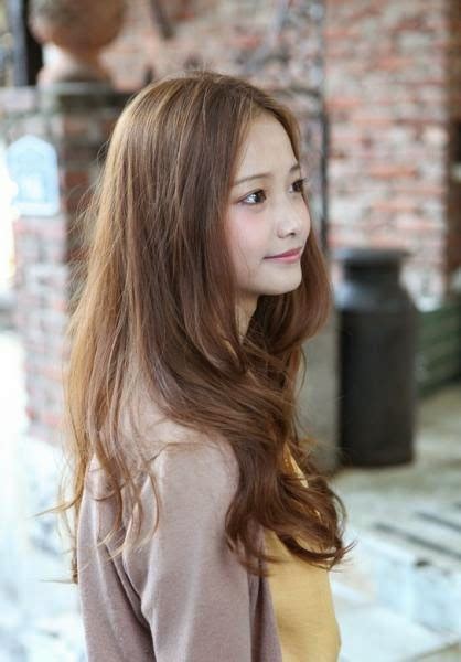 New And Stylish Korean Long Hair Cuts For Teen Age Girls