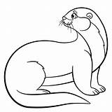 Otter Clipart Line Drawing Outline Drawings Result Paintings Search Paintingvalley sketch template