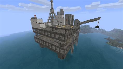 offshore oil rig minecraft map