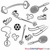 Coloring Pages Objects Equipment Children Sheet Title sketch template