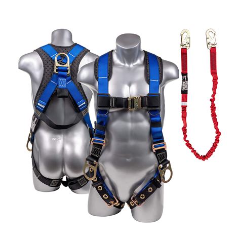 blue harness kit  detachable lanyard  plank supply llc