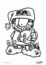 Garfield Odie 2370 Printable sketch template