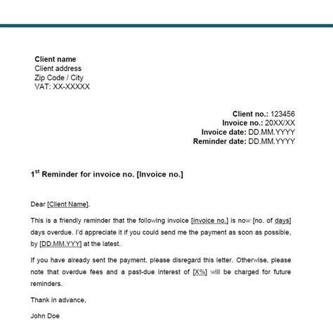 Sample Letter For Collection Of Payment Collection Letter Template