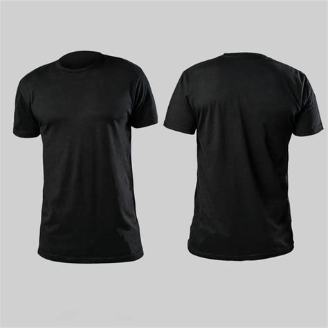 buy blank black  shirt front
