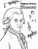Mozart Musique Figaro Compositeurs Malvorlage Amadeus Piano Marriage Enseignement Musiciens Musicales Outils Pédagogiques Préscolaire Activités Professeurs Sn Elementary sketch template