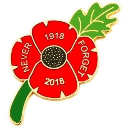 ww1 poppy 100th anniversary pin badge 1 pins and things