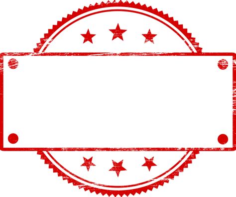 red empty stamp vector png transparent svg onlygfxcom