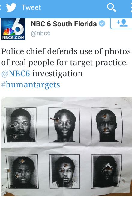 Photos Of Black Men Used For Target Practice