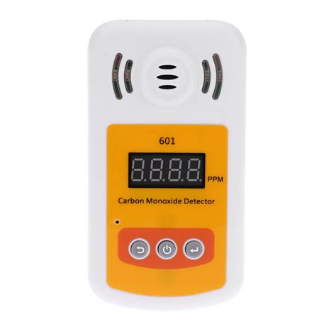 portable mini carbon monoxide detector  gas meter  sound  light alarm leak detector