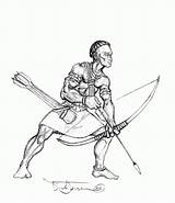 Zulu Archer Imgbuddy sketch template