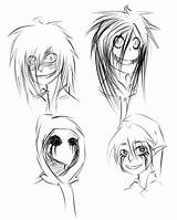 Creepypasta Coloring Pages Killer Jeff Eyeless Jack Anime Sheets Liu Homicidal Doodles Print Template Jane Search Searches Recent Deviantart Printable sketch template