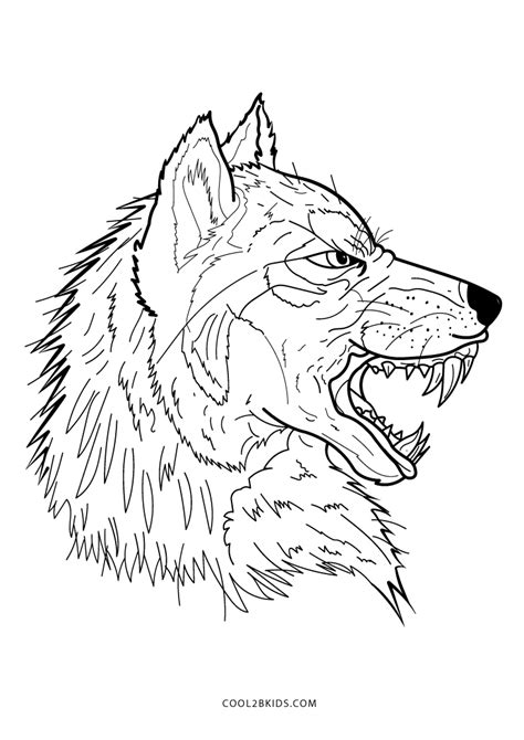 realistic wolf colouring pages coloring pages  adults wolf
