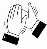 Clapping Hands Clip Clipart Clker sketch template