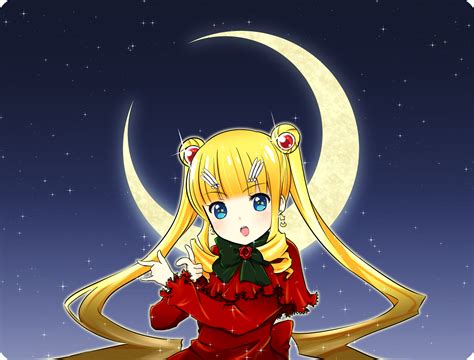 Shinku And Sailor Moon Rozen Maiden And 1 More Drawn By