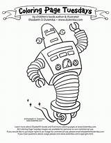 Coloring Pages Robot Mighty Machines Tuesday Dulemba Big Popular Library Coloringhome Comments Codes Insertion sketch template