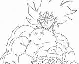 Goku Coloring Hurt Pages Super Saiyan Battle Transformations Various Printable sketch template