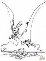 Coloring Pteranodon Pages Pterodactyl Dinosaur Pterosaur Printable Online Super Color Dinosaurs Mosasaurus Getcolorings Getdrawings Print Supercoloring Kids Library Clipart Popular sketch template