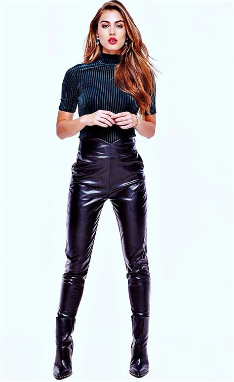 Femininity And Style In Womens Leather Pants Fashion Clothes Women